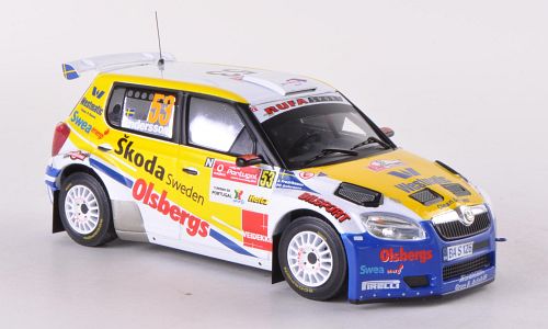 1:43 SKODA FABIA S2000 53 P-G.Andersson/ A.Fredriksson S-WRC Rally Portugal 2010, yellow - RAM433
