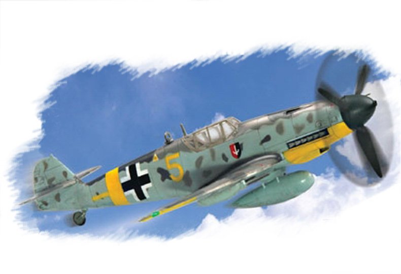 1:72 Сборная модель Самолет Bf109G-2 - 80223