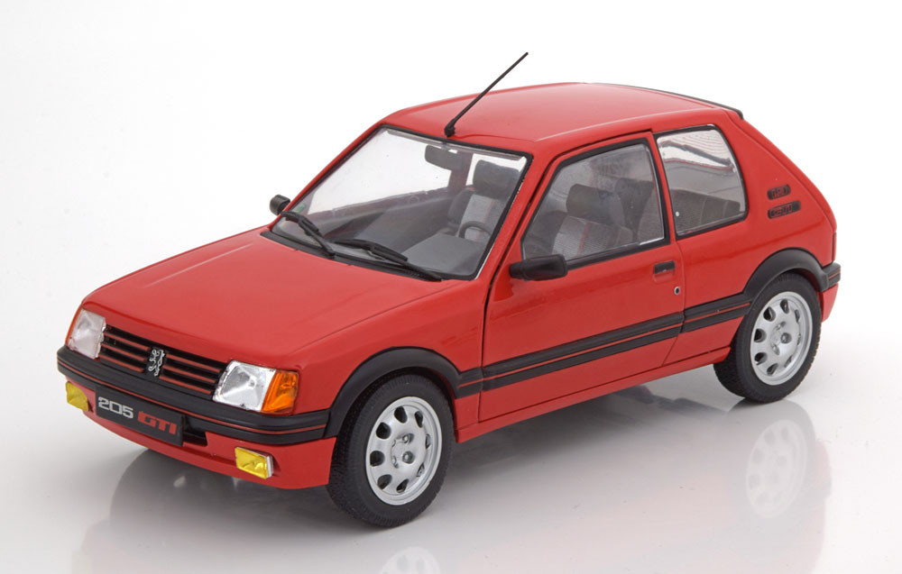1:18 PEUGEOT 205 1.9 GTI (1988), red - S1801702