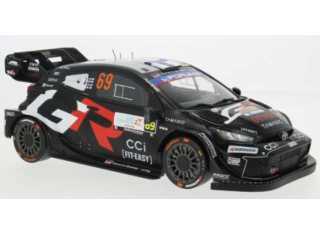 1:18 TOYOTA GR Yaris Rally1 #69  Rally Islas Canaris K.Rovanperä/J.Halttunen (2025), black - 18RMC249A