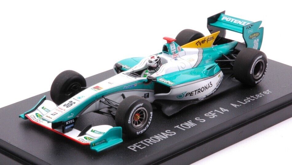 1:43 Petronas Toms SF14 Супер-Формула #36 (2014), белый с бирюзовым - 45126
