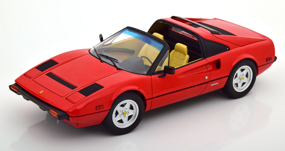 1:18 FERRARI 308 GTS from the Series Magnum, mit abnehmbarem Hardtop (1982), red - 187930