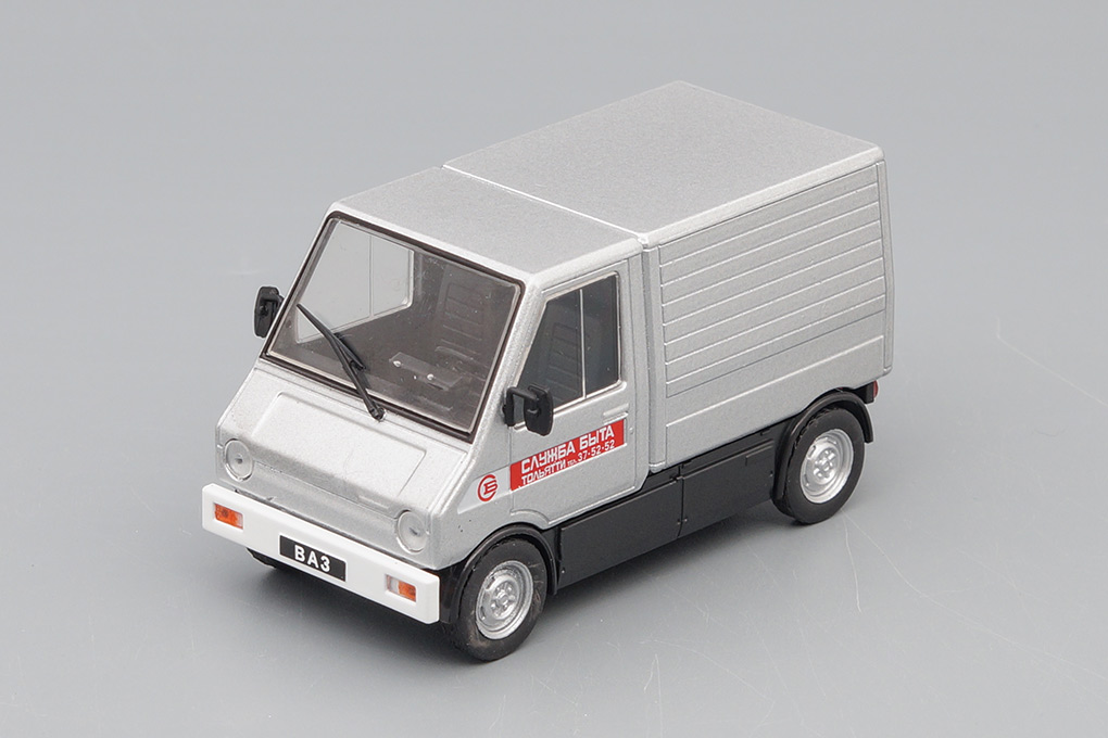 1:43 ВАЗ 2702 Пони, Автолегенды СССР 146, серебристый - AL146-X6