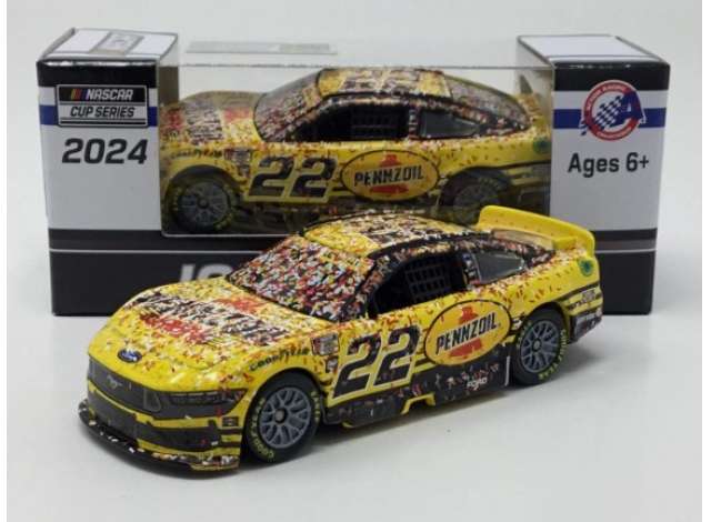 1:64 Ford Mustang #22 Joey Logano Vegas Win *Pennzoil*, various 2024 - W222465PENJLC