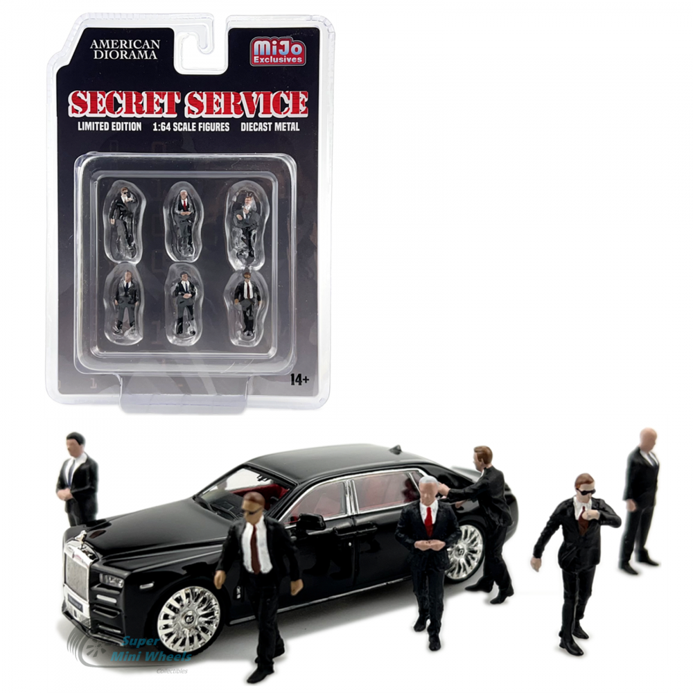 1:64 FIGURES Secret Service - AD-76479MJ