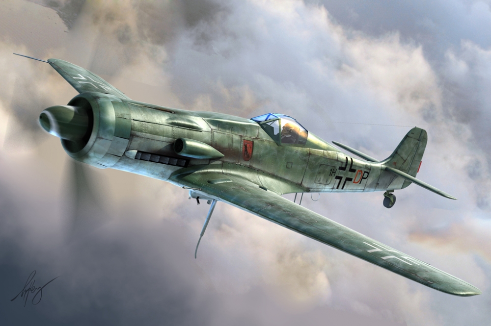 1:48 Сборная модель Самолет Ta-152 C-1/R14 - 81703
