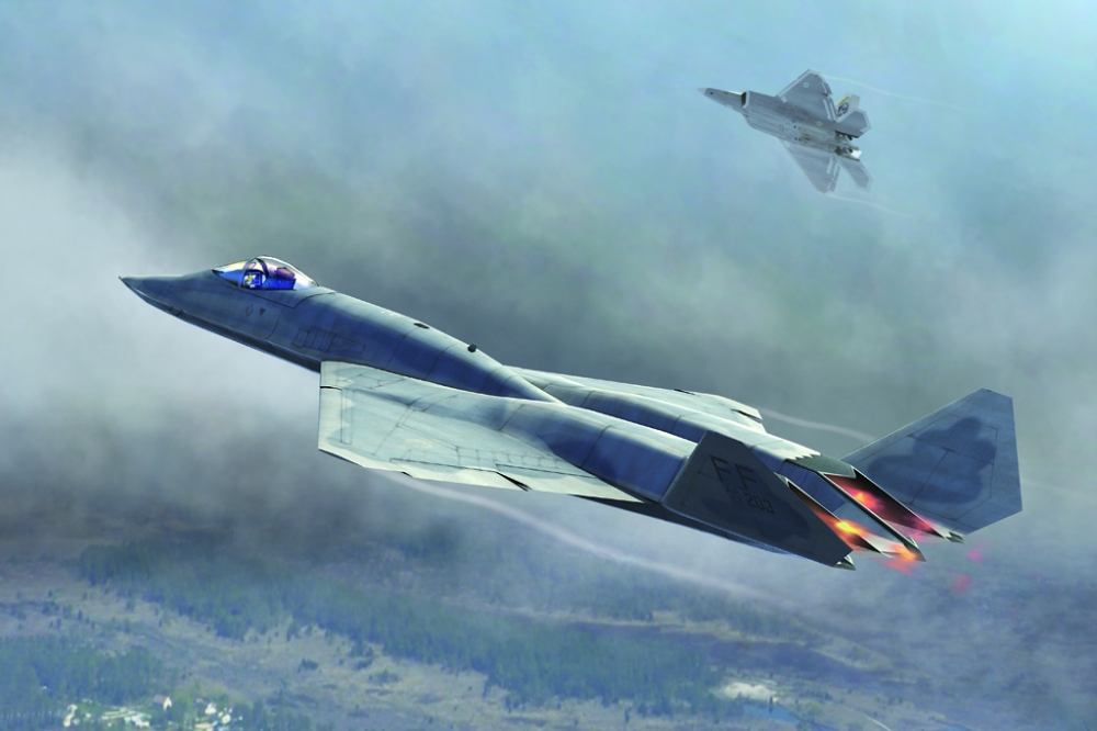 1:48 Сборная модель Самолет US YF-23 Prototype - 81722