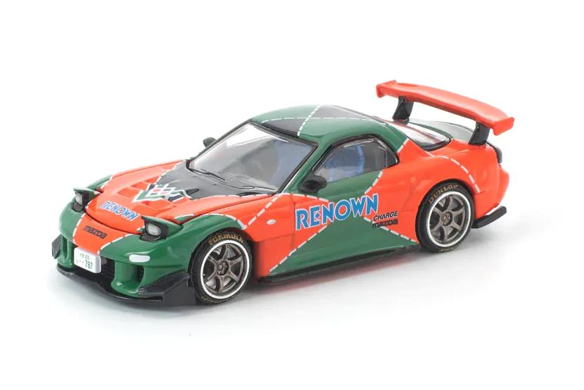 1:64 MAZDA RX7 Re-Amemiya *Renown*, orange/green - PR640406