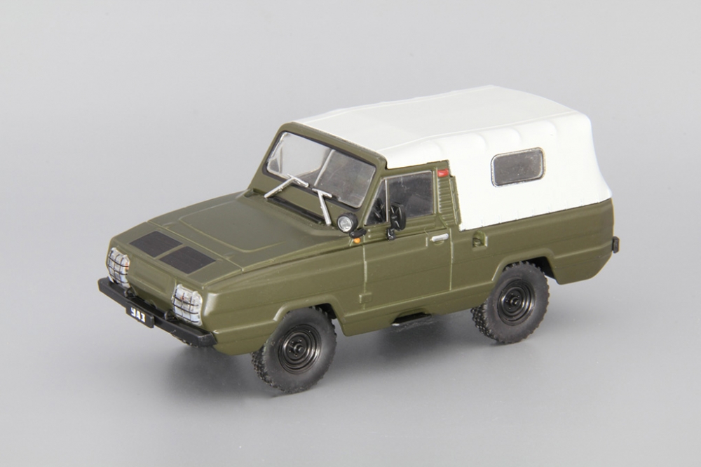 1:43 УАЗ 3907 Ягуар, Автолегенды СССР 144, хаки - AL144