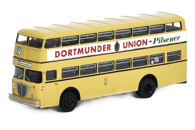 1:87 Bussing D 2U BVG Dortmunder Union Pilsener Двухэтажный автобус (1960) - 61258