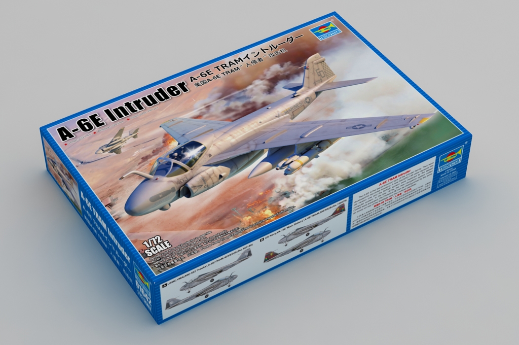 1:72 Сборная модель американский самолёт A-6E TRAM Intruder - 01642