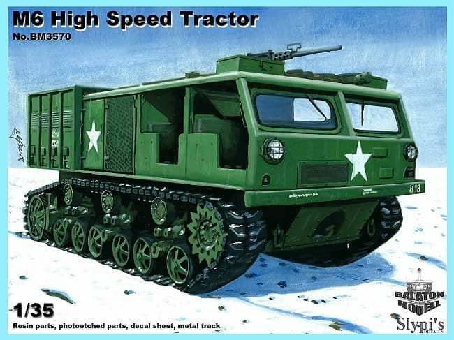1:35 Сборная модель Американский скоростной гусеничный тягач M6 - BM3570