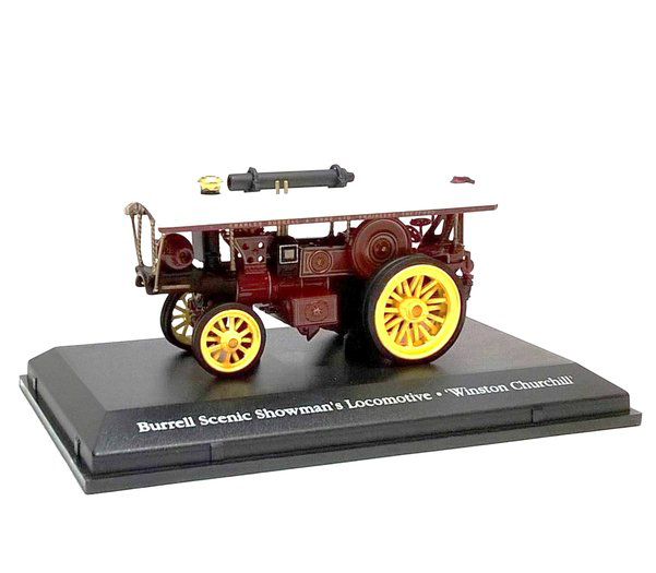 1:76 Burrell Scenic Showmans локомобиль Winston Churchill, красный - 4654102