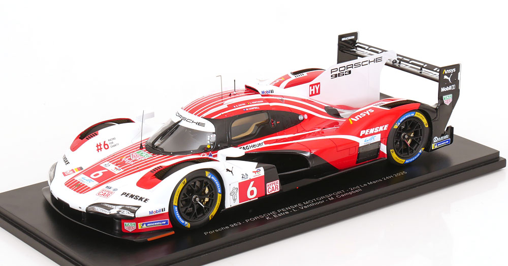 1:18 PORSCHE 963 №6 24h Le Mans, Estre/Vanthoor/Campbell (2025) - 18S1054