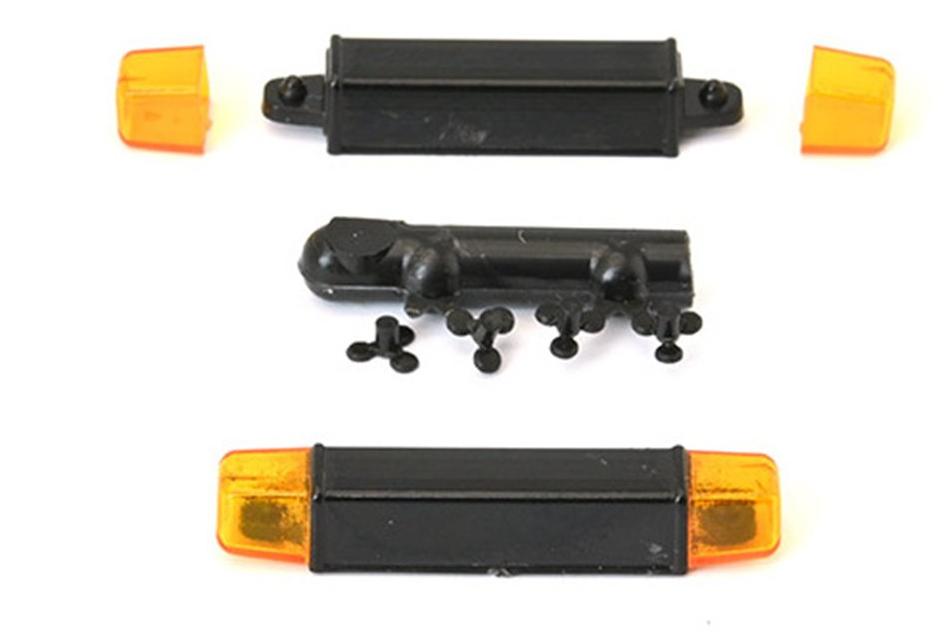 1:43 Проблесковый маяк Hella Light Old - черный/оранжевый - CAL-B-43-022O
