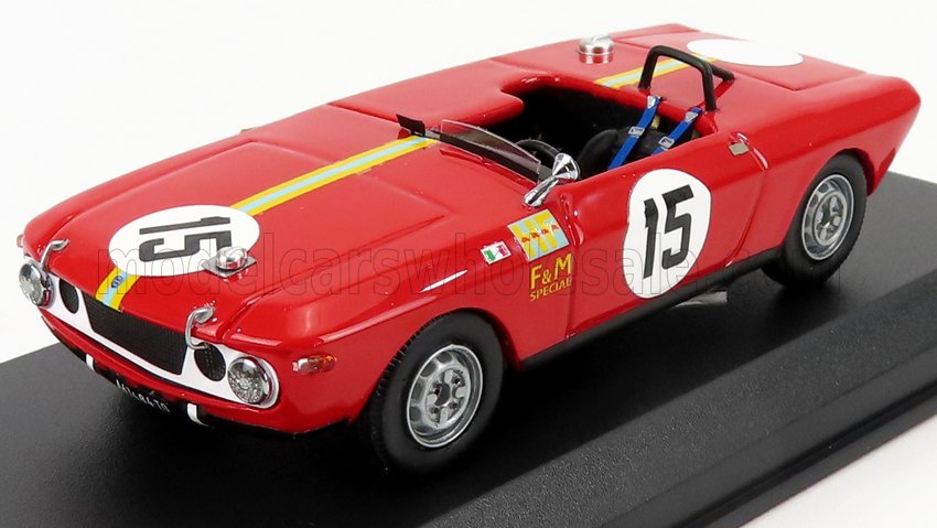 1:43 LANCIA Fulvia F&m Spider N15 Mugello Gp (1969) Sandro Munari, Red - 9813