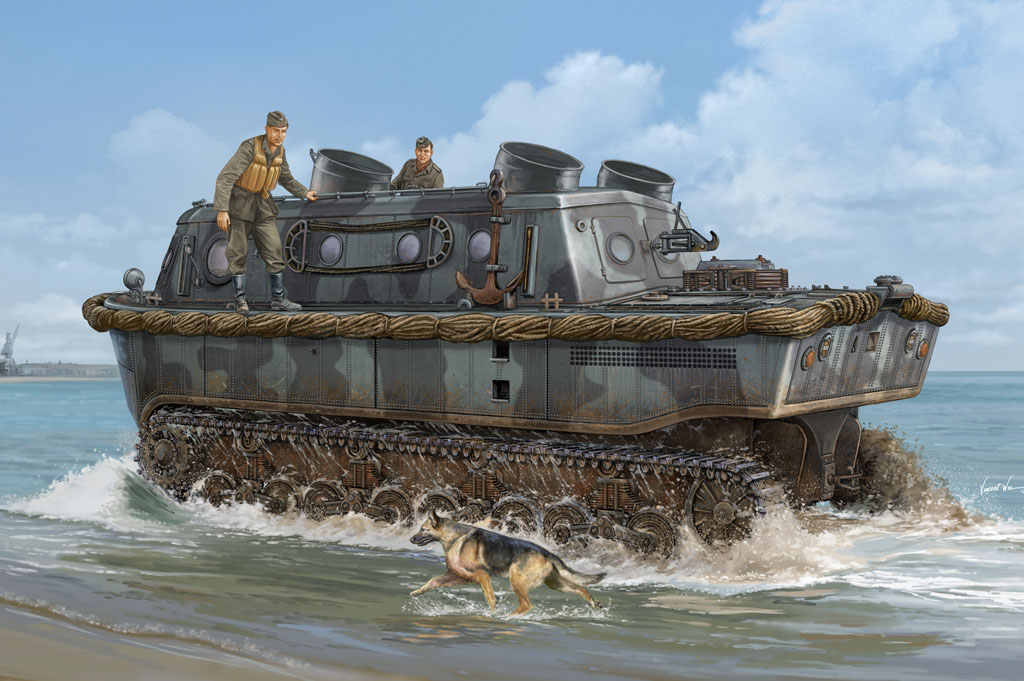 1:35 Сборная модель German Land-Wasser-Schlepper early type - 82465