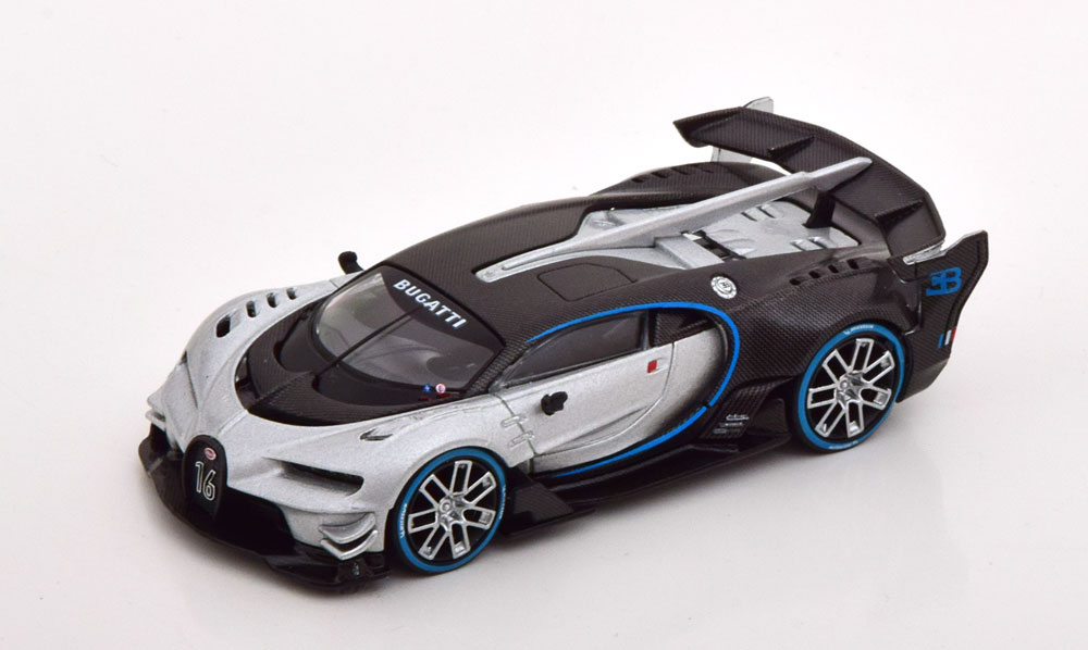 1:64 BUGATTI Vision Gran Tourismo, silver carbon - MGT00369-L
