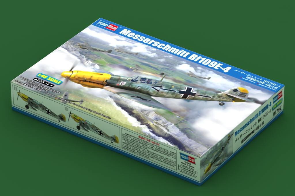 1:48 Сборная модель немецкий истребитель Messerschmitt Bf-109E4 - 81792