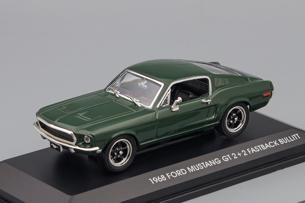 1:43 FORD Mustang GT Steve McQueen Bullit (1968), dark green - 43207