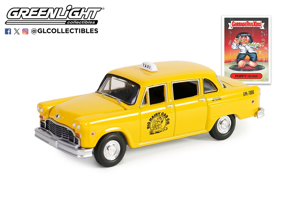 1:64 CHECKER Taxi Cab 'Poppy Fiction' (1977) - 54100A