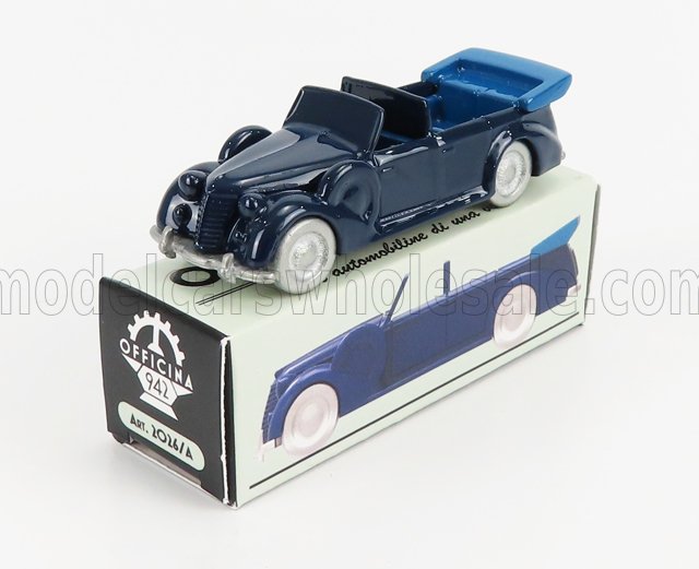 1:76 FIAT 2800 Torpedo Da Parata Cabriolet Carrozzeria Stab. Farina (1939), Blue - ART2026A