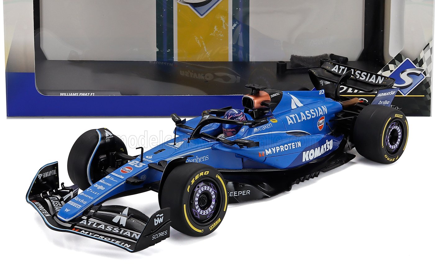 1:18 WILLIAMS F1 Fw47 Team Williams Atlassian Racing №23 Australian Gp (2025) Alexander Albon, Blue Black - S1818801