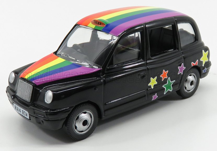 1:36 AUSTIN London Taxi Lti Tx4 2007 - Peace & Love, Black - GS85929