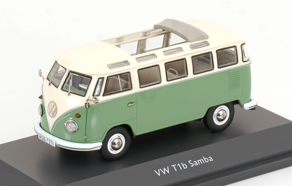 1:43 VOLKSWAGEN T1b Samba, light green/creme - 07297