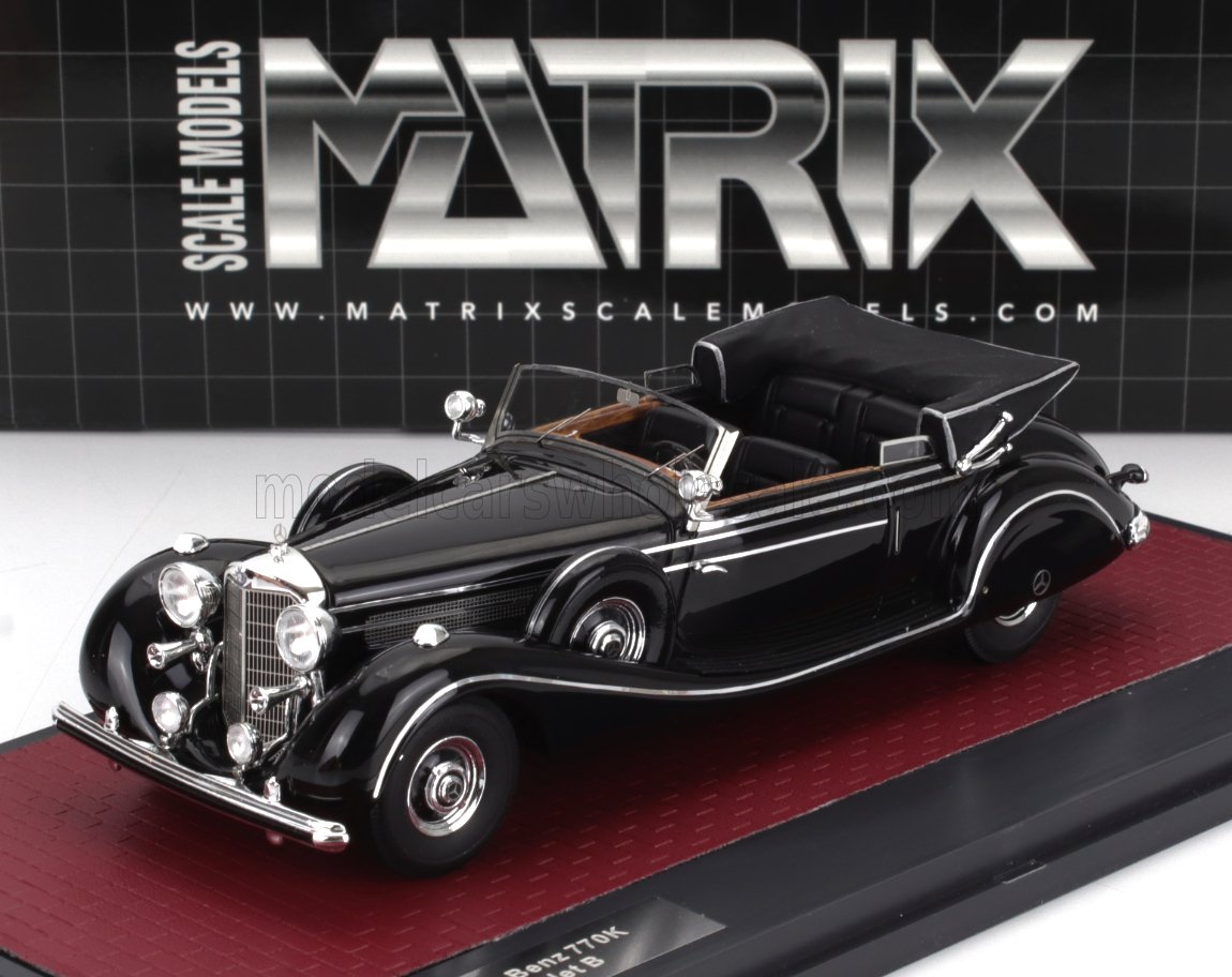 1:43 MERCEDES-BENZ 770k (w150) Cabriolet Open (1939), Black - MX41302-233