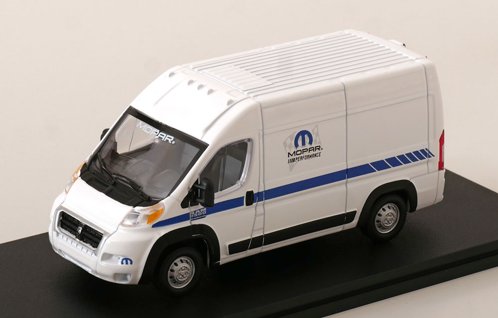 1:43 DODGE RAM Promaster MOPAR Performance (2018), white blue black - 86195