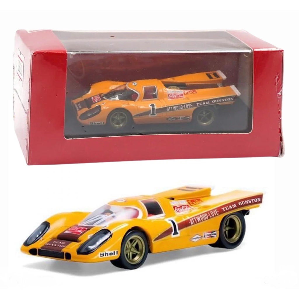 1:64 PORSCHE 917k Team Gunston Coca-cola №1 9h Kyalami (1970) Richard Attwood - John Love, Orange - COKE077