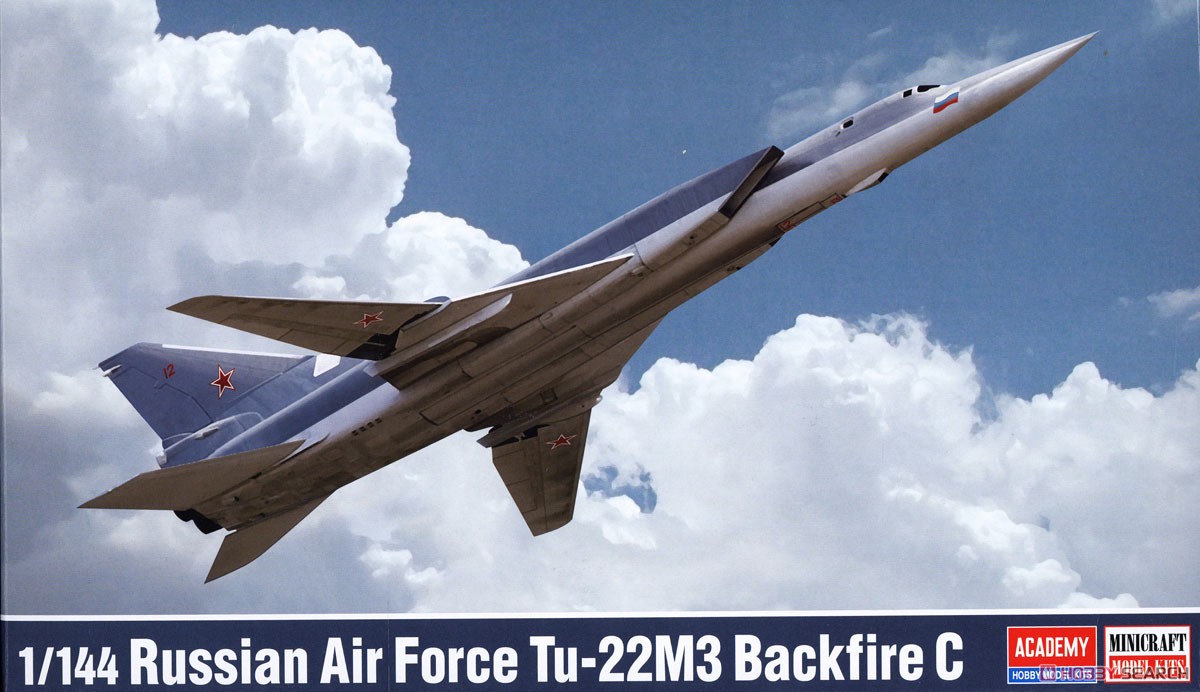 1:144 Сборная модель Russian Air Force T-22M3 Backfire C - 12636