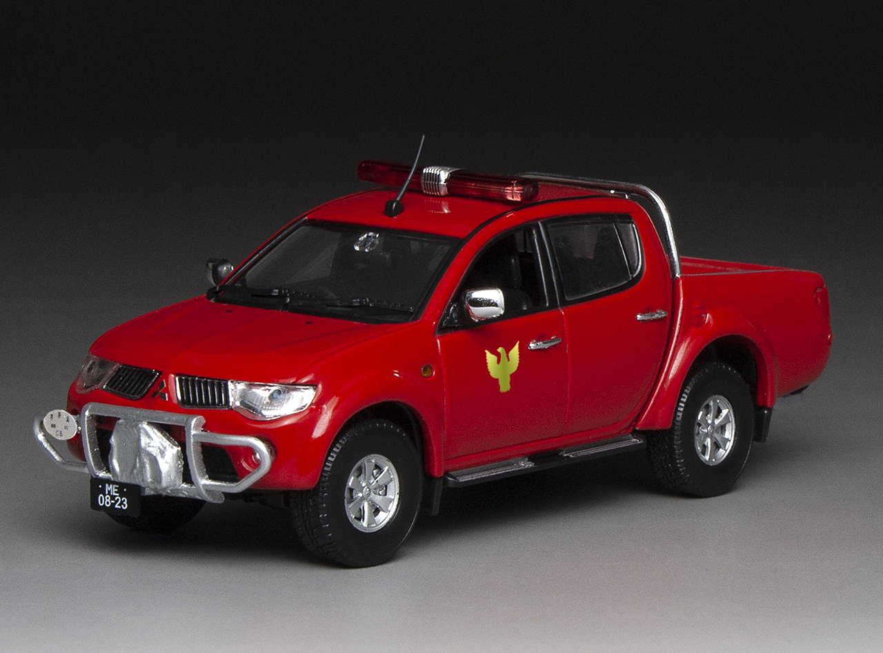 1:43 (Уценка!) MITSUBISHI L200 pick-up Macau Fire Department - 29343-Z1