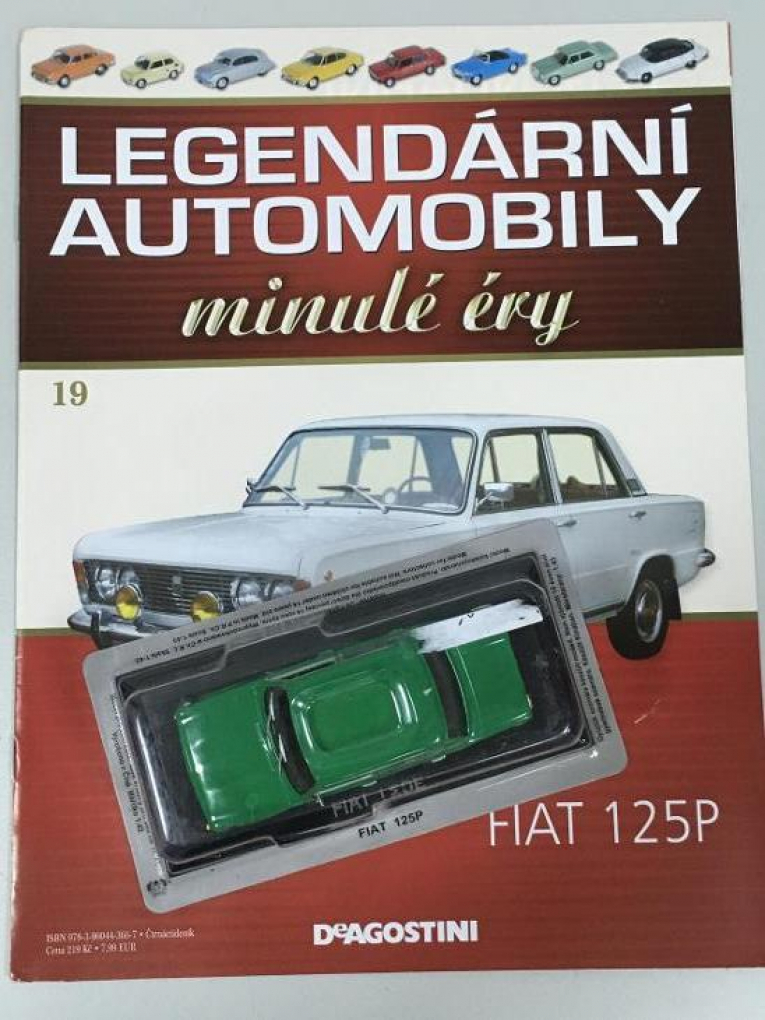 1:43 FIAT 125P, Legendarni automobily minule ery 19 - LAME019