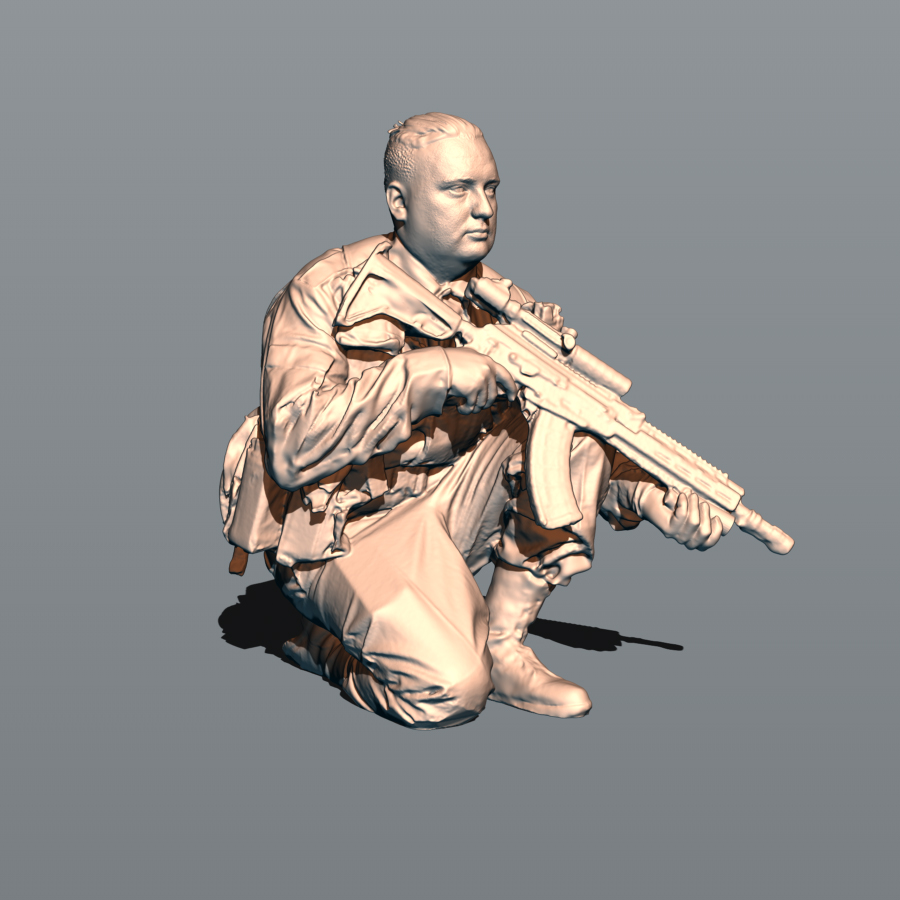 1:24 Фигура Позывной ЗЕД (масштаб 1:24, окрашенная) - MPF24-899okr