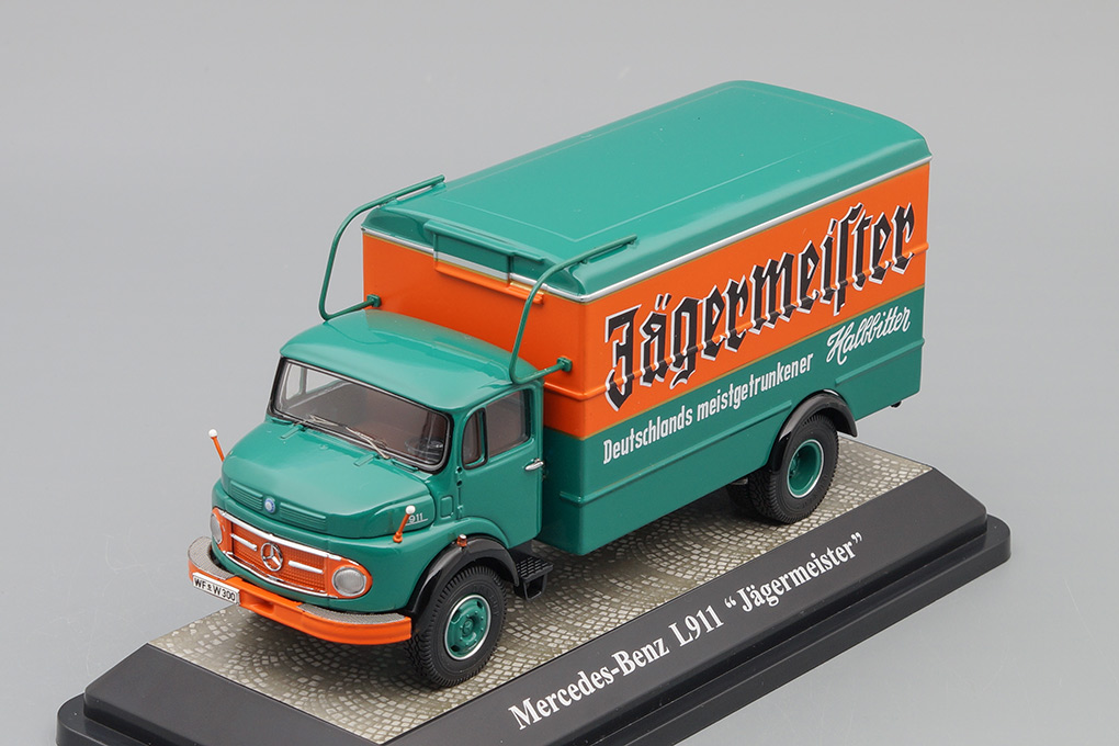 1:43 MERCEDES-BENZ L911 Jagermeister , green / orange - 12004-X2