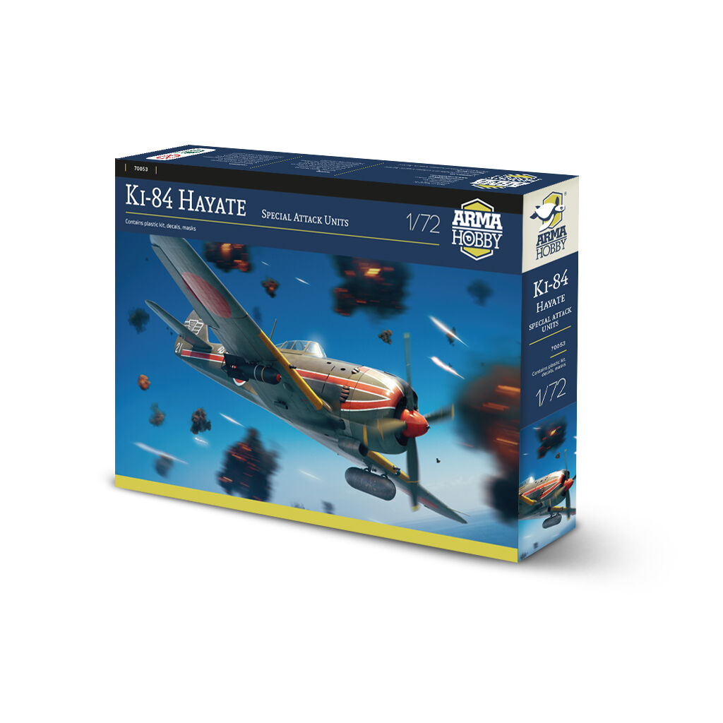 1:72 Сборная модель Ki-84 Hayate Special Attack Units - AH70053