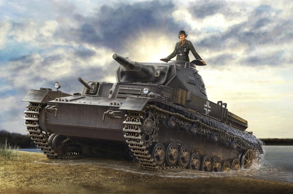 1:35 Сборная модель German Panzerkampfwagen IV Ausf. D Tauchpanzer - 80132
