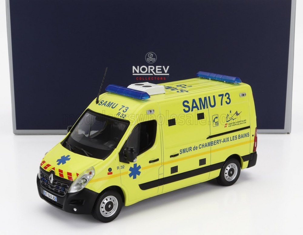 1:43 RENAULT Master Van Samu Ambulance (2014), Yellow - 518788