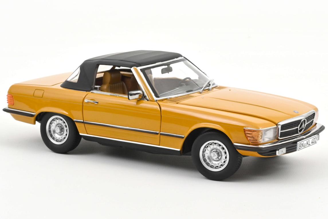 1:18 MERCEDES-BENZ 450SL Cabriolet (R107) (1975), Cayenne Orange - 183350