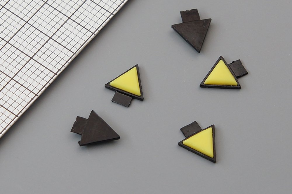 1:43 Внешний опознавательный знак 'Автопоезд', комплект 5 шт. - AAA010