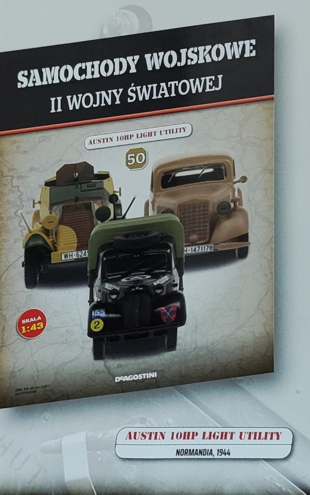 1:43 AUSTIN 10HP LIGHT UTILITY из серии Samochody Wojskowe Ii Wojny Światowej - SW050