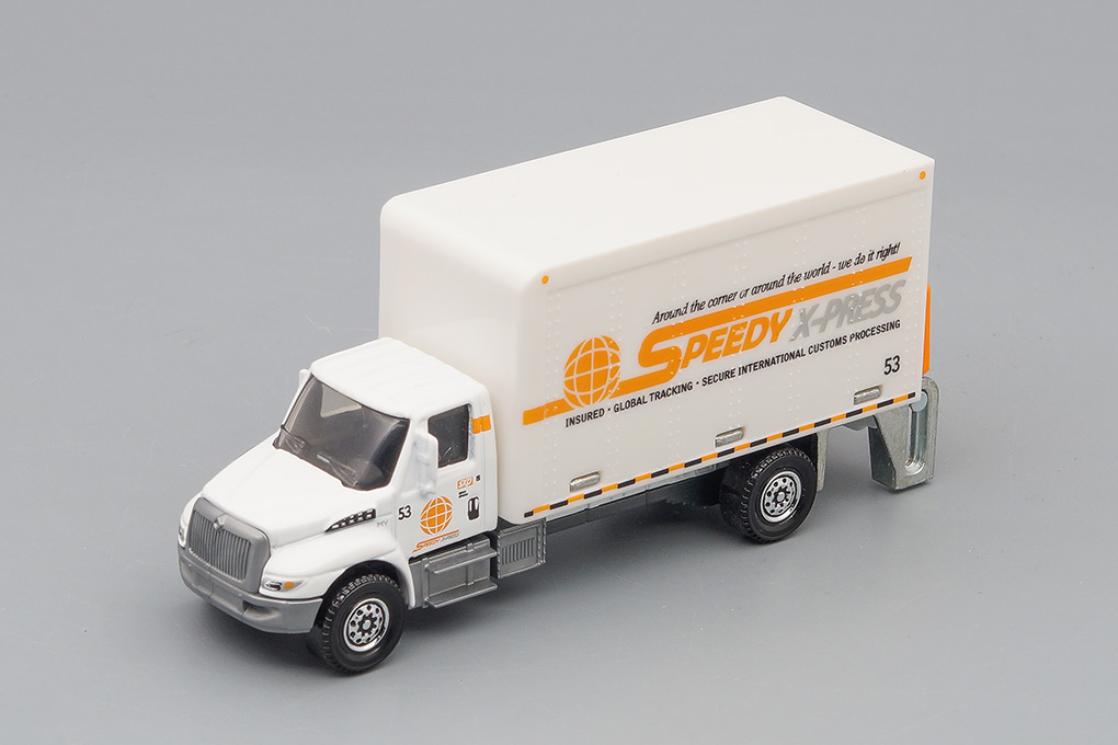 INTERNATIONAL Durastar Box Truck, white - MT017