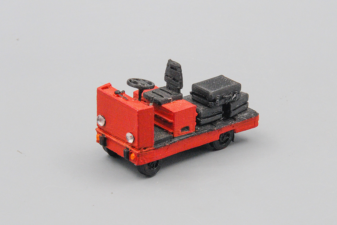 1:43 Электрокар Балканкар-ЕП-001, красный - TV-D-009