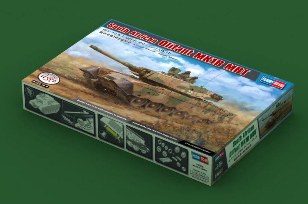 1:35 Сборная модель Южноафриканский основной боевой танк Olifant Mk.1B MBT - 83897