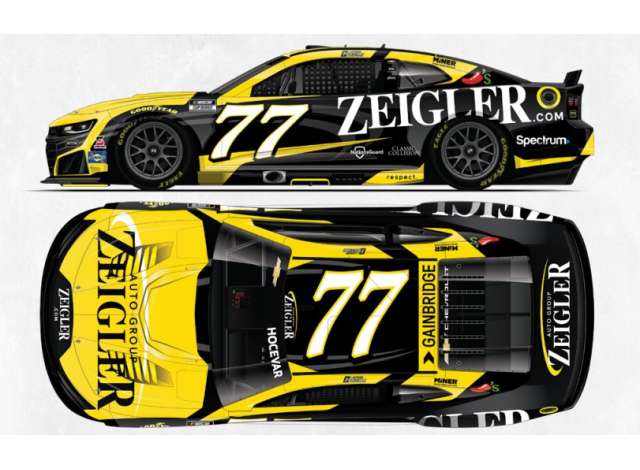 1:64 Chevrolet #77 Carson Hocevar *Zeigler Auto Group*, black/yellow 2026 - C772661ZGLCV