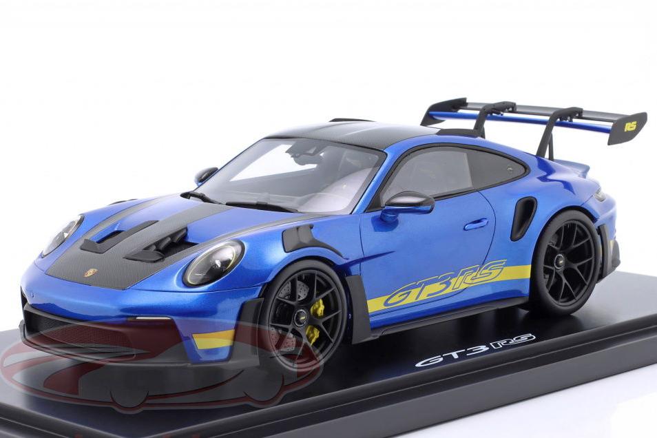 1:18 PORSCHE 911 (992) GT3 RS Sonderwunsch, Lauer cashmere blue metallic / sapphire blue metallic - WAP0212890SGT3
