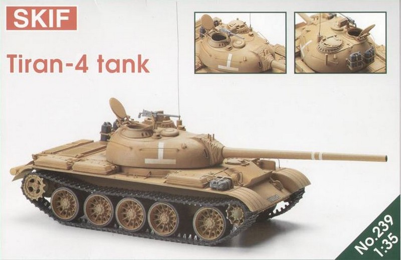 1:35 Сборная модель Израильский средний танк Tiran-4 - 239
