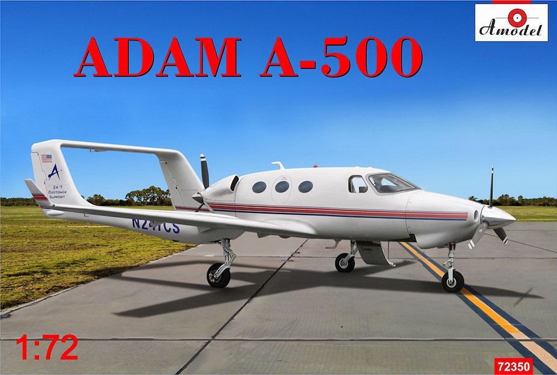 1:72 Сборная модель Американский пассажирский самолёт Adam А500 - 72350